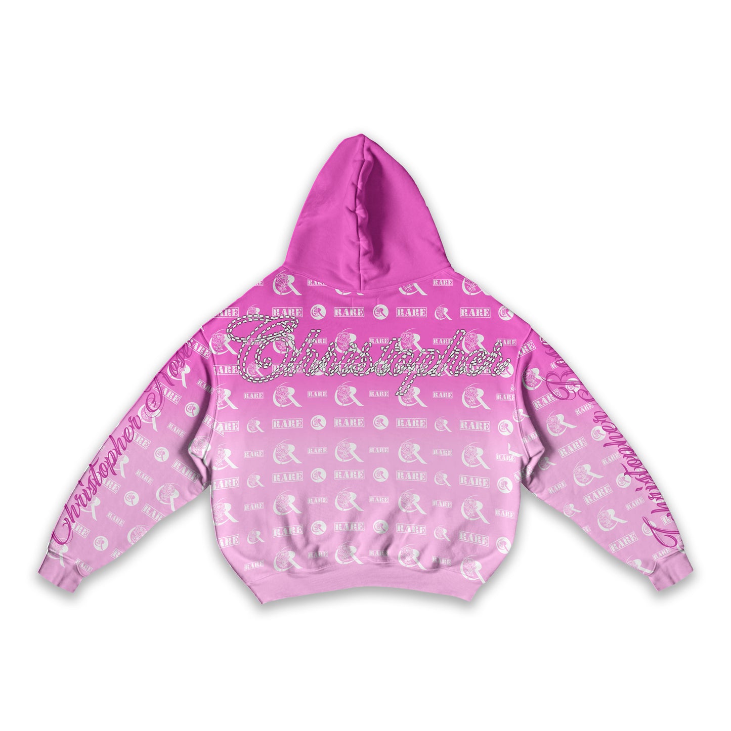 "I'm So into You" Pink Baechi Rose Zip Up