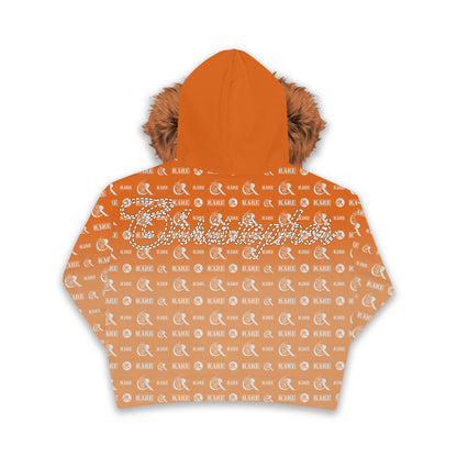 "Come on Chris" Orange Baechi Rose Zip Up